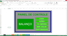 Load image into Gallery viewer, Planilha de Controle e Gestão da Carteira de investimentos em Excel