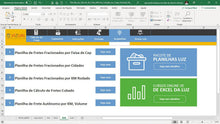 Load image into Gallery viewer, Planilha de Frete Mínimo Lotação ou Carga Fechada em Excel