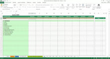 Load image into Gallery viewer, Planilha de Fluxo de Caixa Completa