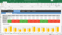 Load image into Gallery viewer, Planilha de Controle de Água e LUZ em Excel 4.0