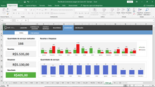 Load image into Gallery viewer, Planilha de Controle de Lavagem de Carros em Excel 4.0