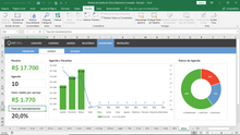 Load image into Gallery viewer, Planilha de Gestão de Clínica Veterinária Completa em Excel 4.0