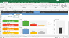 Load image into Gallery viewer, Pacote com 9 Planilhas de Finanças Empresariais