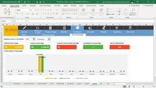 Load image into Gallery viewer, Planilha de Contas a Pagar em Dashboard
