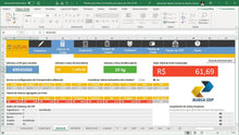 Load image into Gallery viewer, Pacote de Planilhas para Fretes Fracionados em Excel
