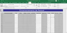 Load image into Gallery viewer, Dimensionamento de Pessoal baseado em cronoanálise
