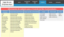 Load image into Gallery viewer, Planilha de Controle de Não Conformidades em Excel
