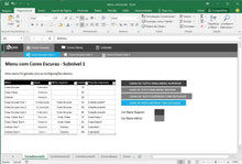 Load image into Gallery viewer, Gerador de Menu para Planilhas Excel
