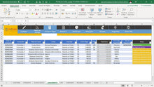 Load image into Gallery viewer, Planilha de Contas a Pagar em Dashboard
