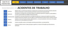 Load image into Gallery viewer, Dashboard de Acidentes de Trabalho em Excel
