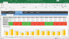 Load image into Gallery viewer, Planilha de Controle de Água e LUZ em Excel 4.0
