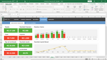 Load image into Gallery viewer, Pacote com Planilhas e Apostila: Controle Financeiro em Excel
