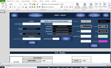 Load image into Gallery viewer, Planilha de Controle de Estoque com Geração de Recibos em Excel

