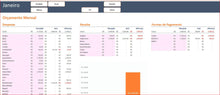 Load image into Gallery viewer, Planilha de Controle de Orçamento Pessoal e Avaliação Financeira em Excel
